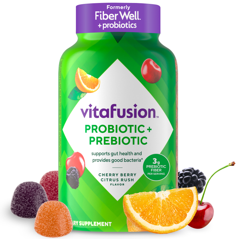 vitafusion™ Probiotic Plus Prebiotic Gummy​ Gummy Vitamin.